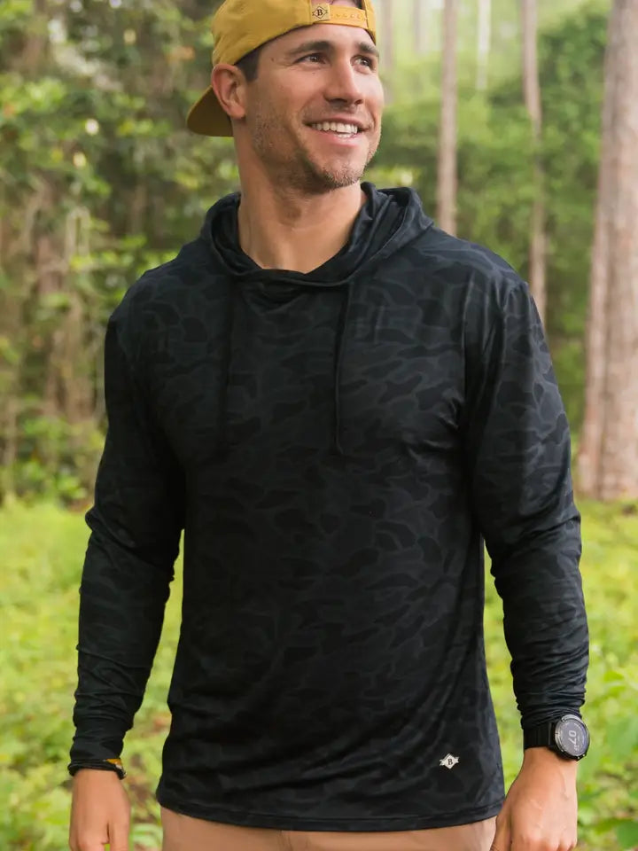 Performance Hoodie - Black Camo