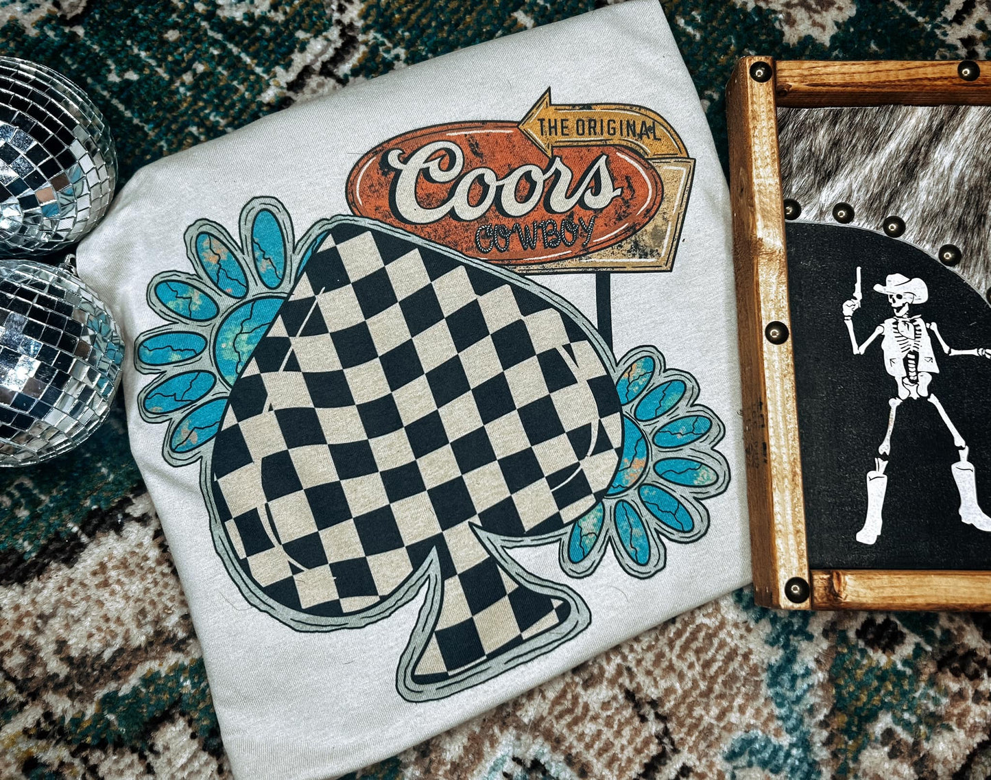 Coors Checkered Spade Tshirt