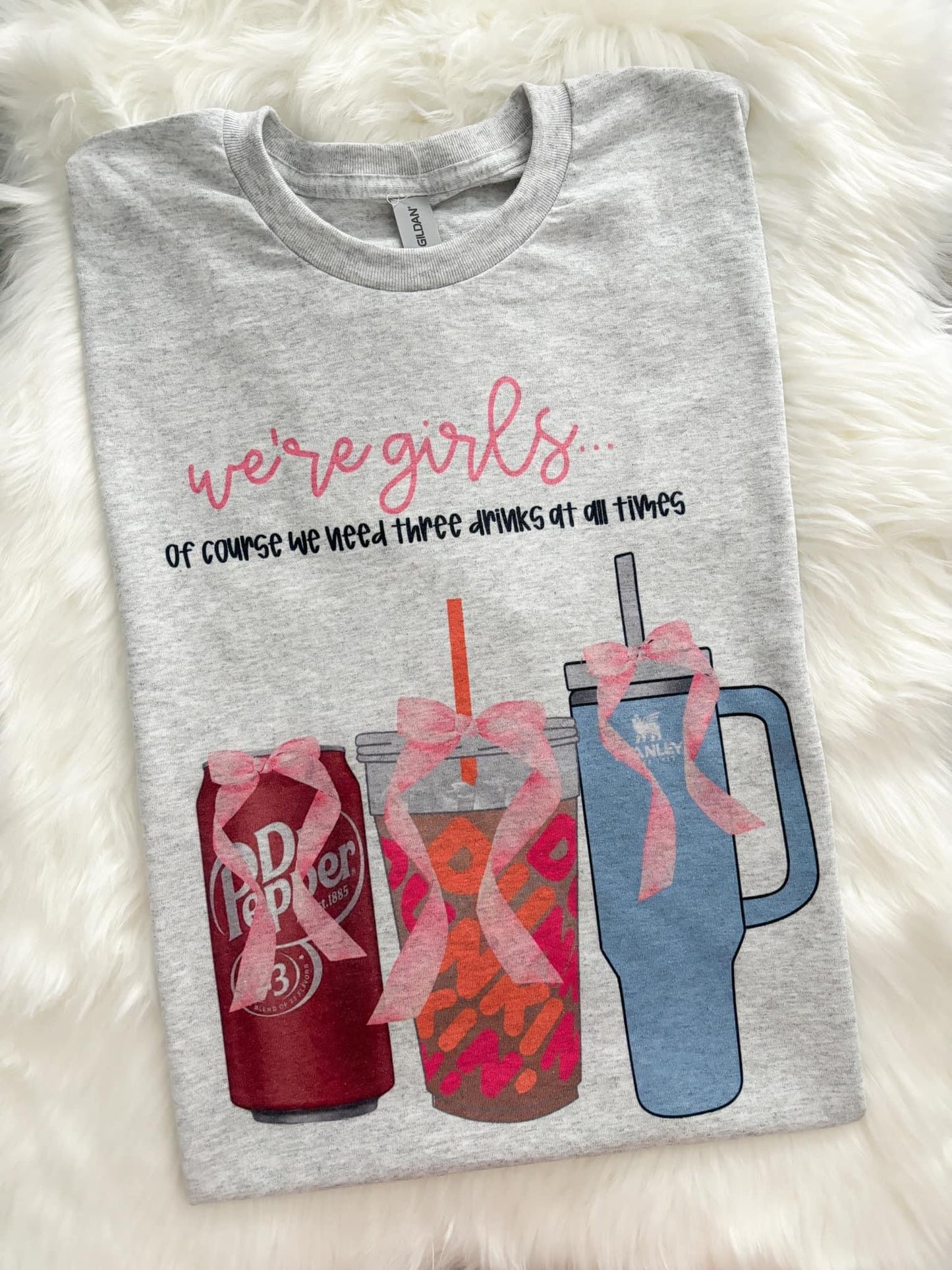 Custom 3 Drink Tee