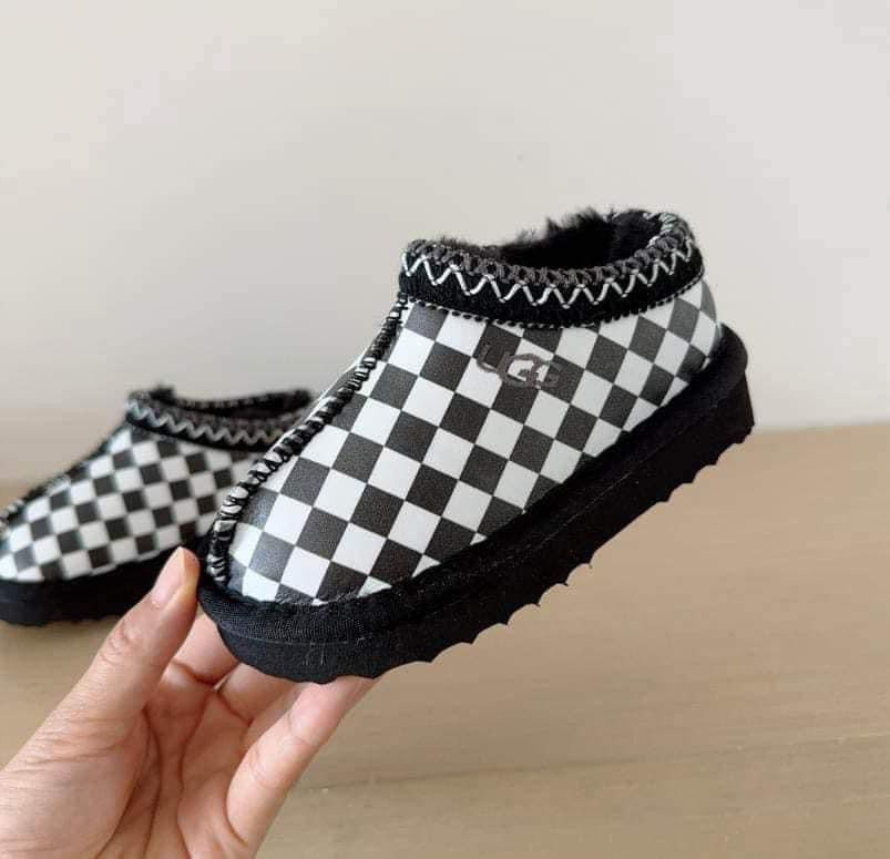 Checkered U Platform Low top - kids