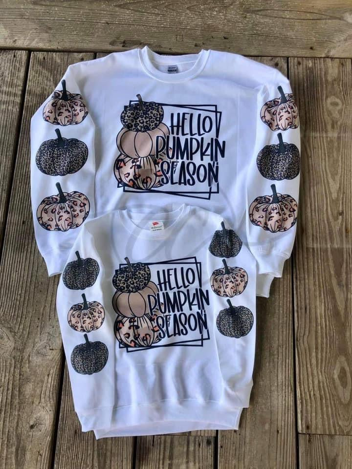 Kids Pumpkin Season Sweatshirt