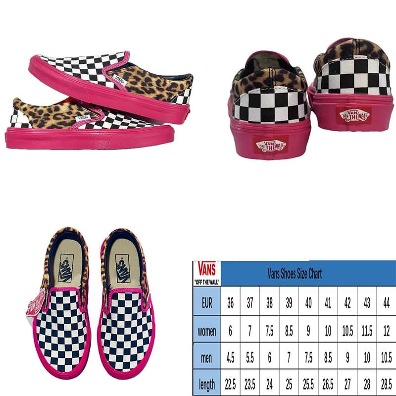 Leopard cheetah Checkered v@ns preorder